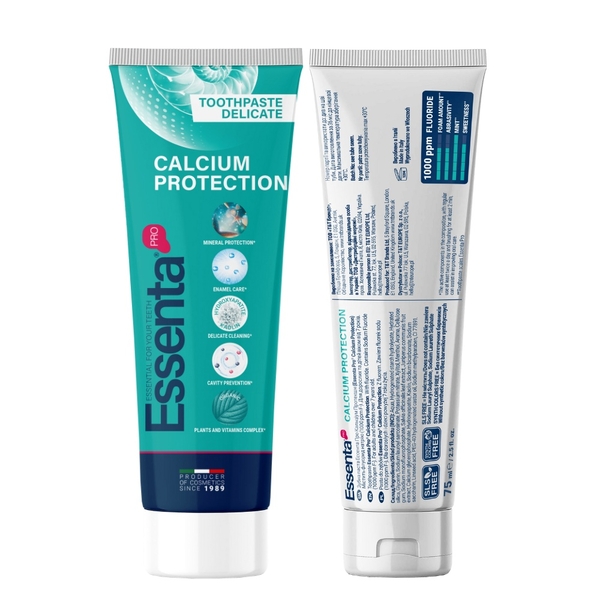 Зубна паста Essenta PRO Calcium protection, 75 мл - Pampik - 3