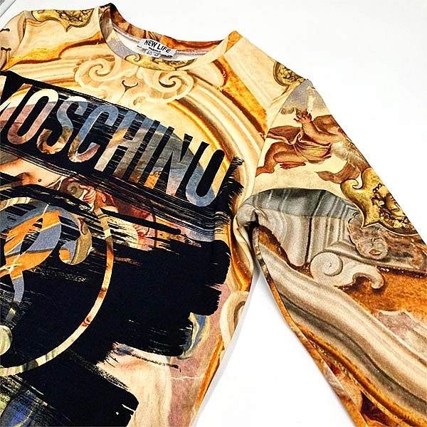Платье-бомбер New Life Moschino, р.40-42, черно-желтый (26482) - Pampik - 3