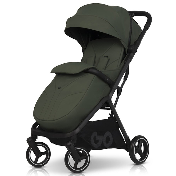 Прогулочная коляска EasyGo Hero Ebony Jungle green (W/EA/HERO/JG) - Pampik - 2