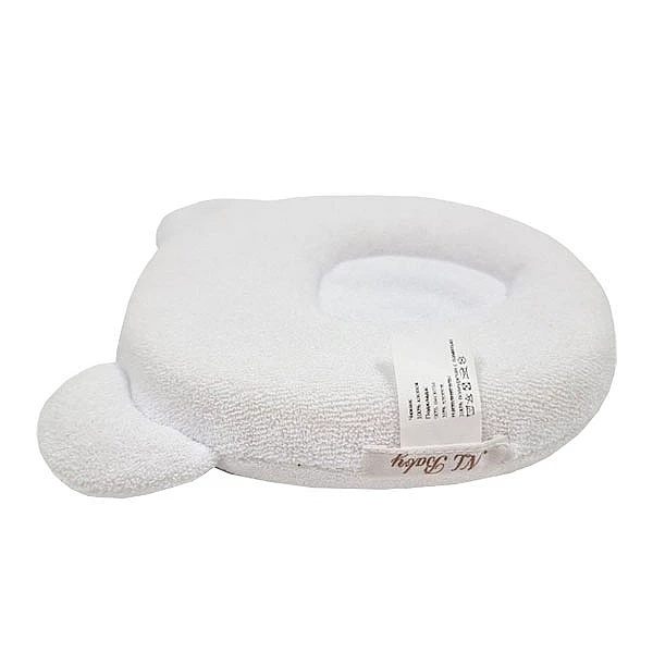 Ортопедична подушка New Life expert Memory Ведмедик для немовлят, 21х19 см, білий (30429) - Pampik - 4