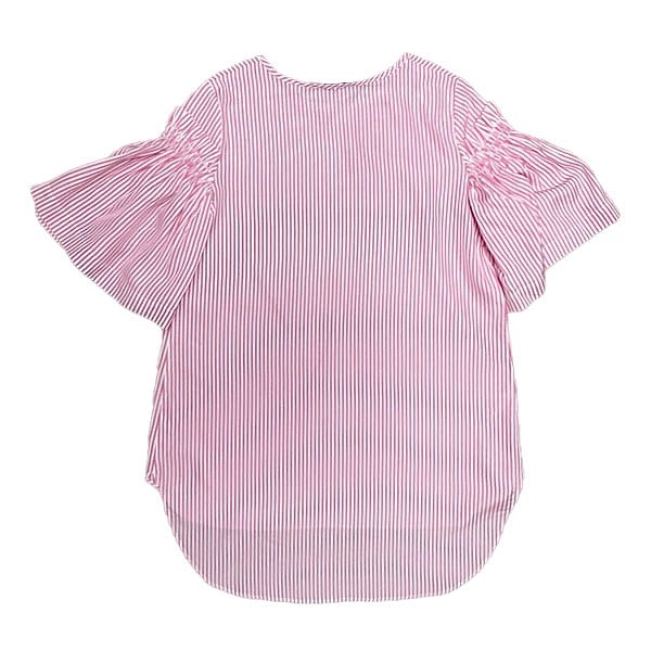 Туника New Life с рукавом со сборкой, р.44, бело-розовый (313/26992) - Pampik - 2