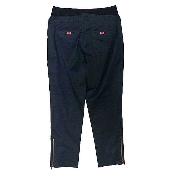 Брюки зауженные New Life с трикотажной вставкой, р.50, черный (208/6686) - Pampik - 2