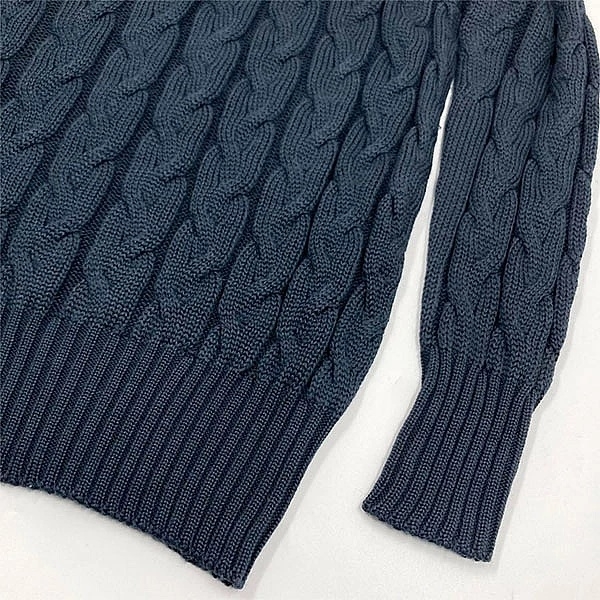 В'язаний светр-туніка New Life, коси, р.48, синій (9043) - Pampik - 4