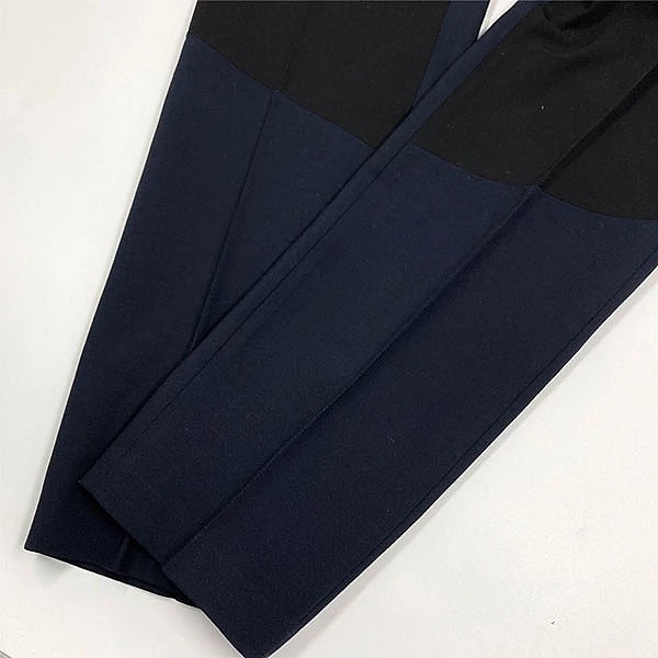 Брюки New Life LV с трикотажной вставкой, комбинированные, р.42, черно-синий (495/19224) - Pampik - 5