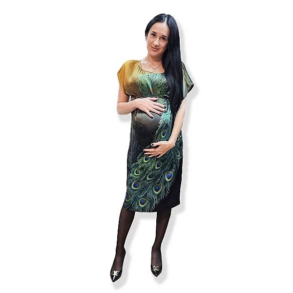 Платье New Life Павлин, р.44, разноцветный (360/6921) - Pampik - 5