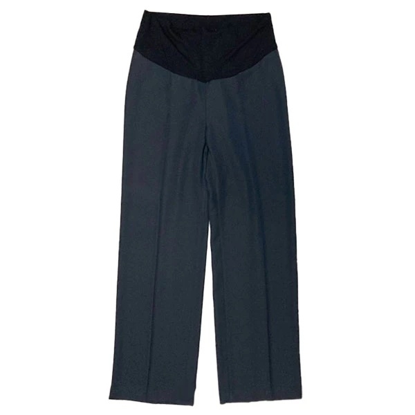 Штани New Life з трикотажною вставкою, р.50, чорний (417/6828) - Pampik