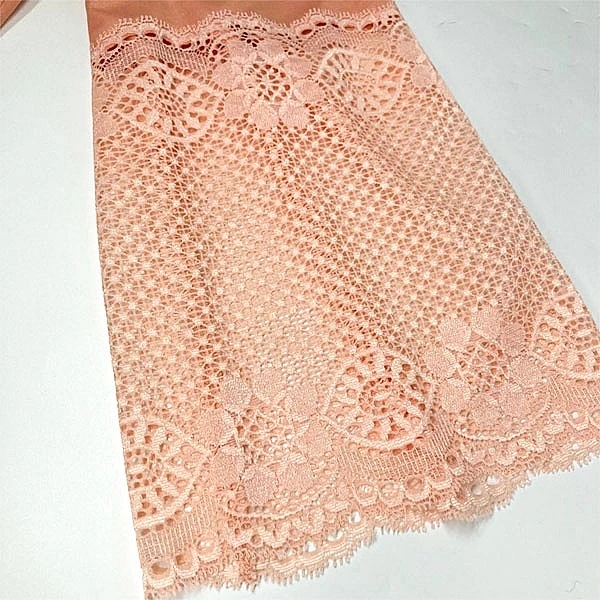 Халат домашній New Life із мереживними рукавами, р.S, персиковий (022/21316) - Pampik - 4