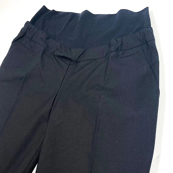 Штани укорочені New Life з трикотажною вставкою та поясом на резинці, р.42, чорний (210/25134) - Pampik - 3