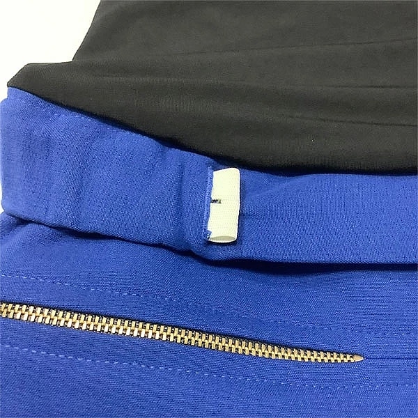 Спідниця вкорочена New Life з блискавками, р.46, електрик (480/8960) - Pampik - 4