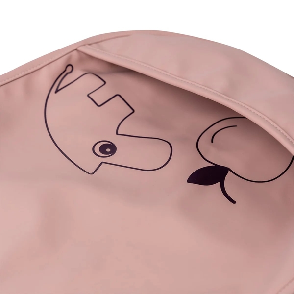 Слюнявчик водонепроницаемый Done by Deer, 2 шт., пудровый (1313521/35657) - Pampik - 2