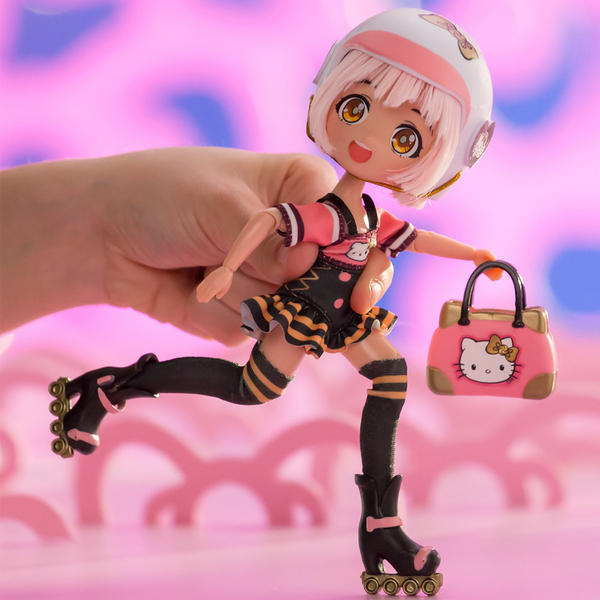 Игровой набор 4SF Manga Dolls серии Hello Kitty Золотая Роллер Дева, 19.5 см (HKTF1000) - Pampik - 5