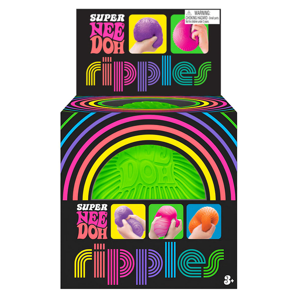 Іграшка-антистрес NeeDoh Super Яскраві хвилькі, зелений (RSPND-7) - Pampik - 4