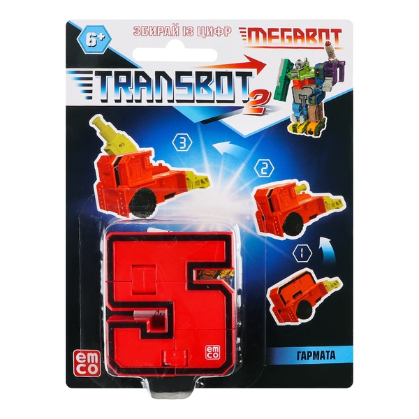 Іграшка-трансформер Transbot, колекційна, 1 шт., в асортименті (6889) - Pampik - 6