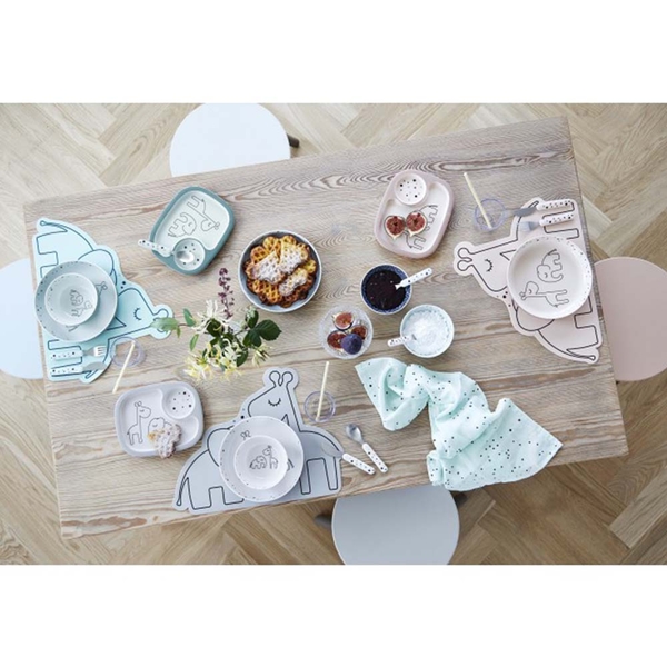 Коврик силиконовый для еды Done by Deer, 30х40 см, серый (1006195/33038) - Pampik - 3