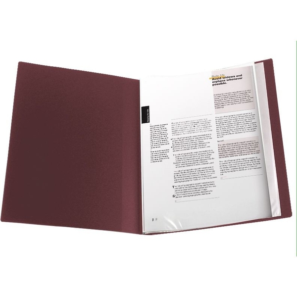 Дисплей-книга Axent, 20 файлів, бордовий (1020-04-A) - Pampik - 3