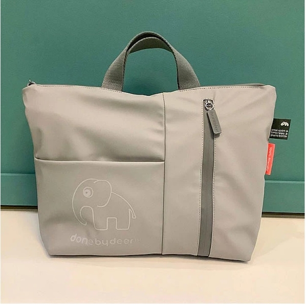 Органайзер дорожній для зміни підгузків Done by Deer, 30х25х4 см, сірий (7003405/33044) - Pampik - 3