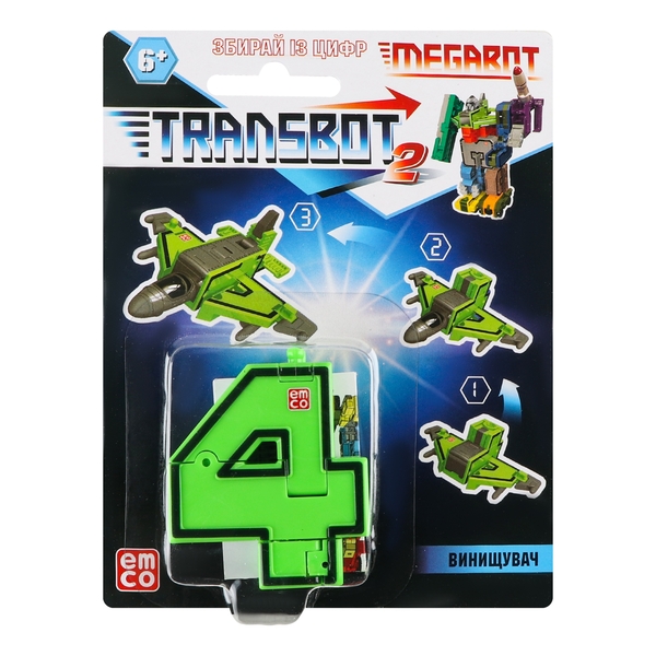 Іграшка-трансформер Transbot, колекційна, 1 шт., в асортименті (6889) - Pampik - 5