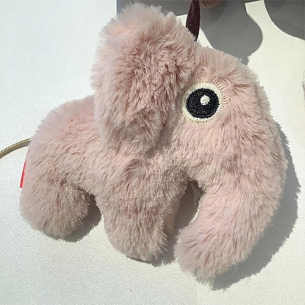 Іграшка-підвіска м'яка Done by Deer Спіраль, 15-33 см, пудровий (4293751/33059) - Pampik - 2