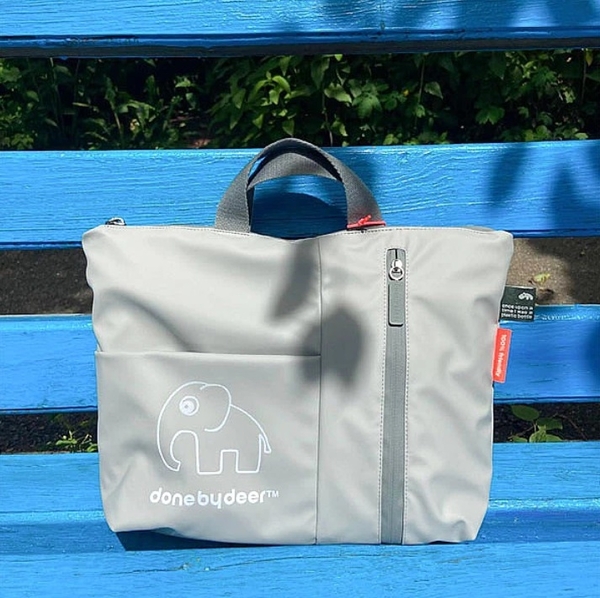 Органайзер дорожній для зміни підгузків Done by Deer, 30х25х4 см, сірий (7003405/33044) - Pampik - 6