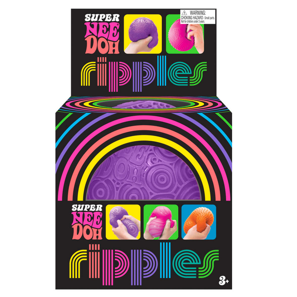 Игрушка-антистресс NeeDoh Super Яркие кружочки, пурпурный (RSPND-4) - Pampik - 3