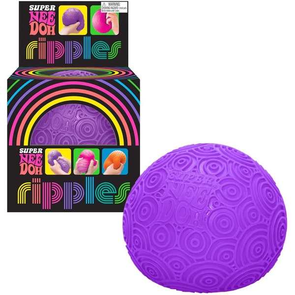 Игрушка-антистресс NeeDoh Super Яркие кружочки, пурпурный (RSPND-4) - Pampik