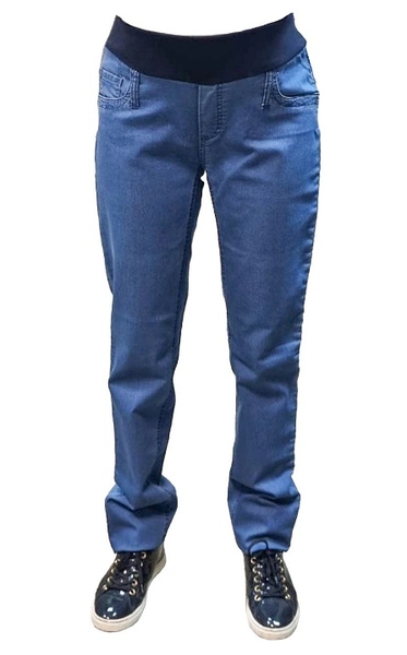 Джинси вузькі з бандажем Pietro Brunelli, р.48, джинс, светло-синій (JP0043,527/10280) - Pampik - 7