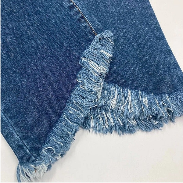 Джинси вузькі вкорочені Pietro Brunelli Colton з бахромою, джинс, р.42, світло-синій (JPAT43,501/27495) - Pampik - 5