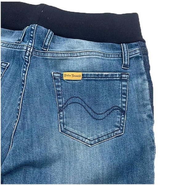 Джинсы укороченные Pietro Brunelli Nelson, джинс, р.46, темно-голубой (JPBB44,509/27500) - Pampik - 4