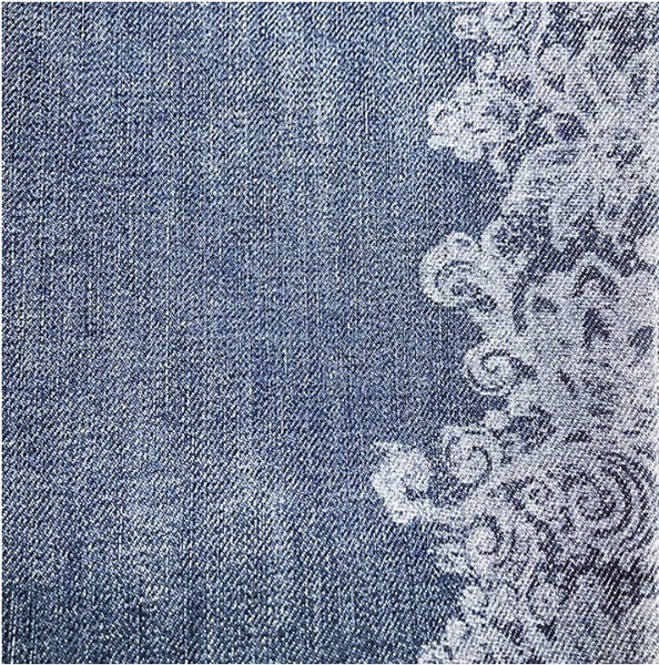 Джинси Pietro Brunelli вузькі вкорочені з бандажем та мереживом, р.40, джинс, синій (JP0043.597/11323) - Pampik - 5