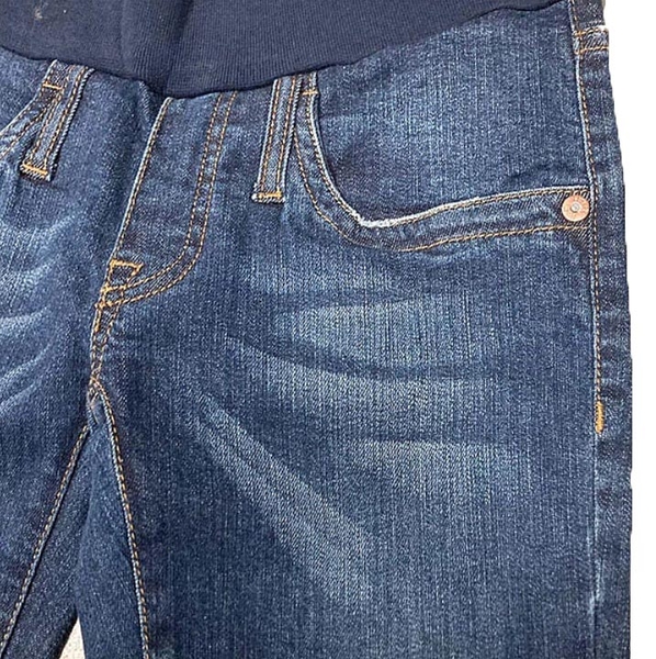 Джинси прямі з бандажем та стразами Pietro Brunelli, р.40, джинс, синій (JP0041,501/8754) - Pampik - 3