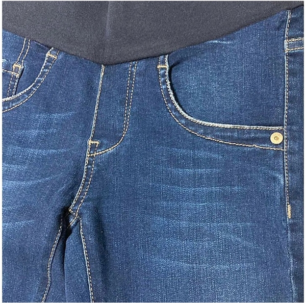 Джинси звужені з бандажем Pietro Brunelli, джинс, р.38, темно-синій (JP0046,633/14000) - Pampik - 3