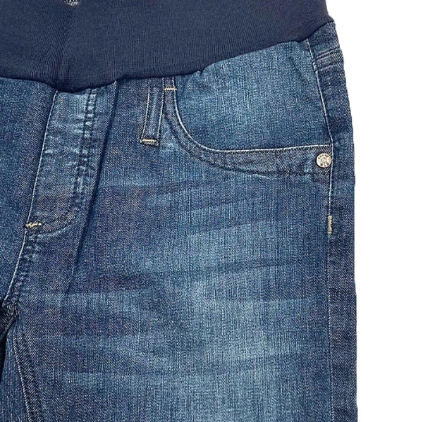 Джинси прямі потерті з бандажем Pietro Brunelli, р.42, джинс, синій (JP0041,503/7649) - Pampik - 3