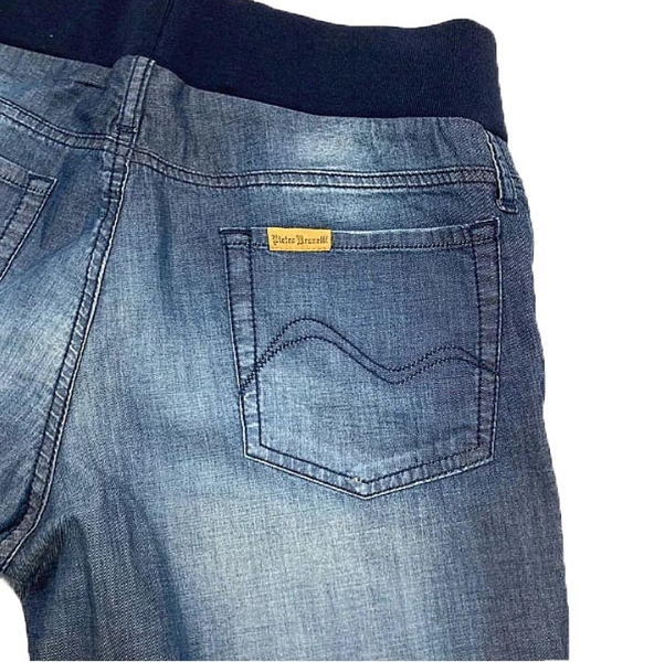 Джинси прямі варені з бандажем Pietro Brunelli, джинс, р.40, синій (JP0040,525/7606) - Pampik - 4