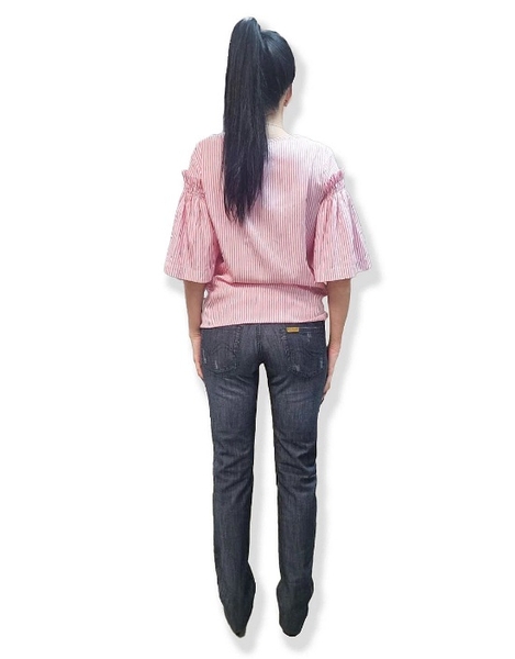 Джинси прямі варені з бандажем Pietro Brunelli, джинс, р.40, синій (JP0040.504/3464) - Pampik - 6