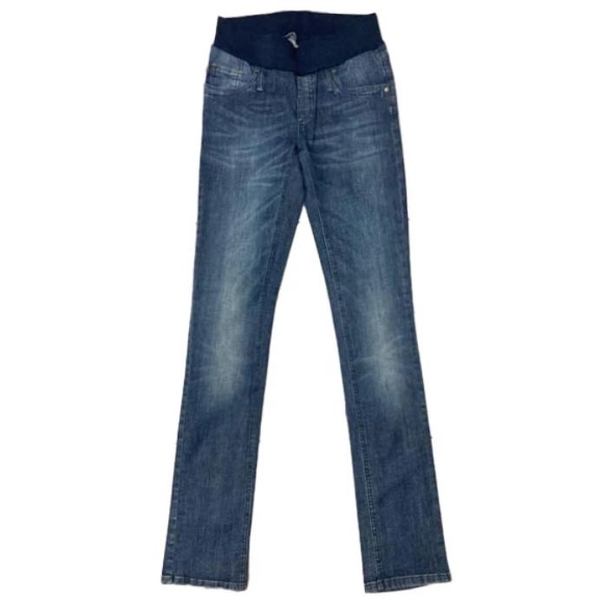 Джинси прямі потерті з бандажем Pietro Brunelli, р.42, джинс, синій (JP0041,503/7649) - Pampik