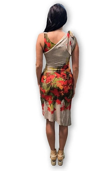 Сарафан трикотажний Pietro Brunelli, віскоза, р.40, червоний, (238/3485) - Pampik - 7