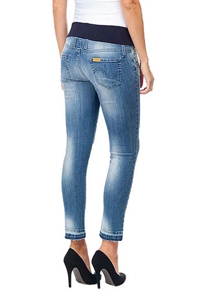 Джинси звужені вкорочені Pietro Brunelli Cool Girl Croop, джинс, р.40, світло-синій (JPSH44,571/23041) - Pampik - 7