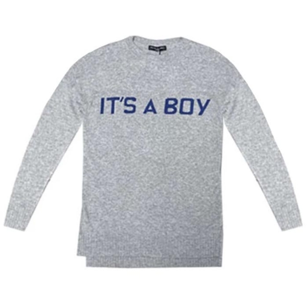 Светр Pietro Brunelli Meribel, кашемір, р.42, сірий-синій (MA1803/29615) - Pampik