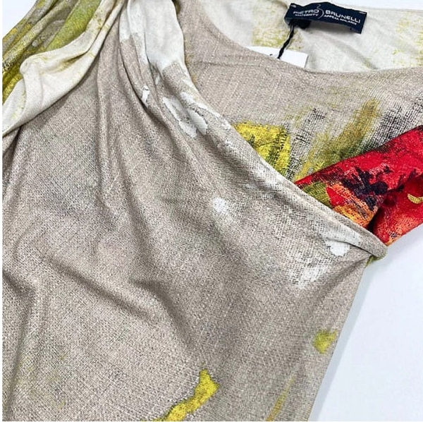 Сарафан трикотажний Pietro Brunelli, віскоза, р.40, червоний, (238/3485) - Pampik - 3