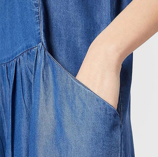 Сарафан Pietro Brunelli Betty, джинс, р.44, синій (AGE010/27505) - Pampik - 5