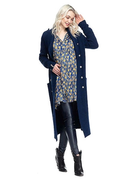 Сукня туніка абстракція Pietro Brunelli Keira, р.46, синій (AM1701/29588) - Pampik - 7