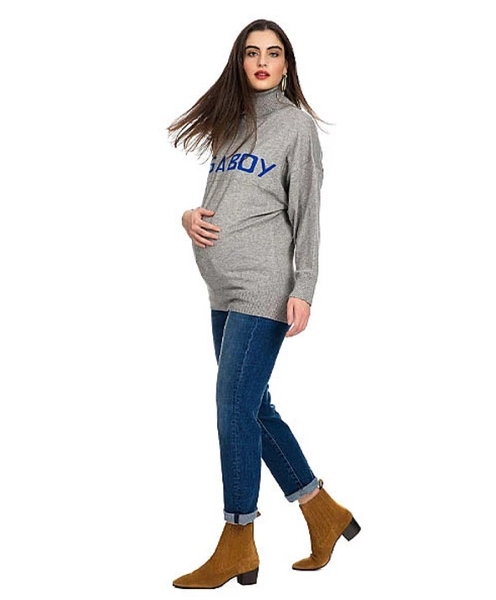 Светр Pietro Brunelli Meribel, кашемір, р.42, сірий-синій (MA1803/29615) - Pampik - 5