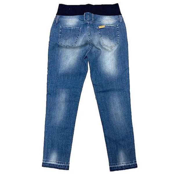 Джинси звужені вкорочені Pietro Brunelli Cool Girl Croop, джинс, р.40, світло-синій (JPSH44,571/23041) - Pampik - 2