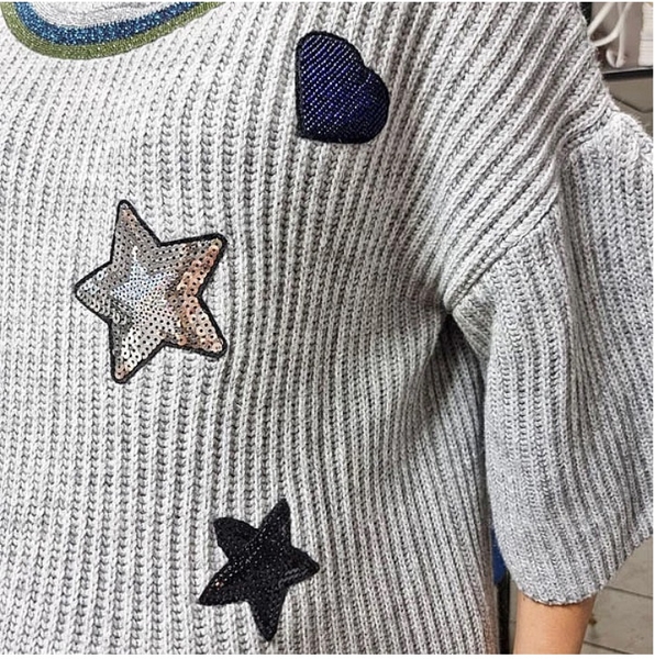 Светр Pietro Brunelli, акрил, р.42, сірий (MAM013/21105) - Pampik - 4