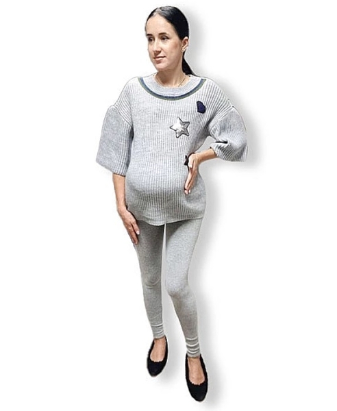 Светр Pietro Brunelli, акрил, р.42, сірий (MAM013/21105) - Pampik - 6