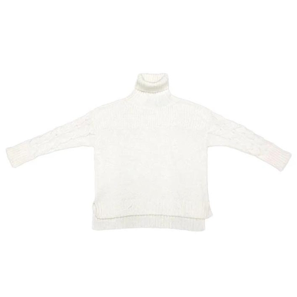 Свитер вязаный Pietro Brunelli Trembland, р.42, молочный (MAM065/29589) - Pampik