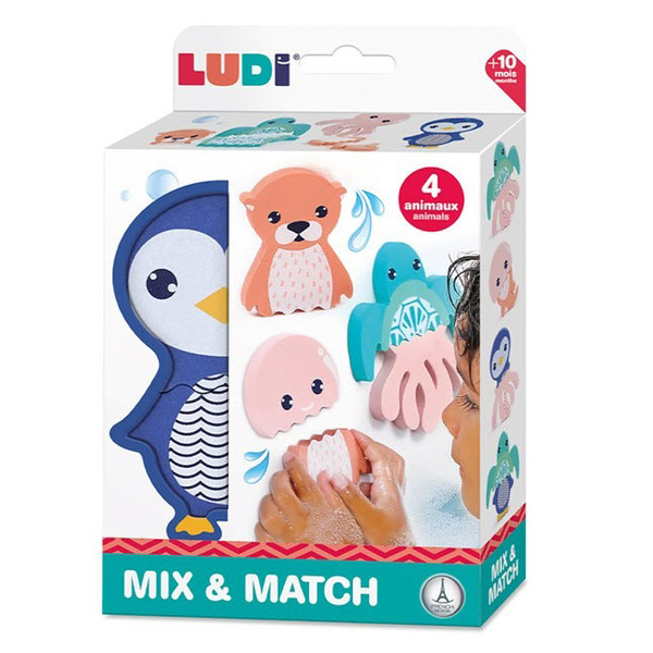 Ігровий набір для ванної Ludi Пазли, 4 шт. (40078/37831) - Pampik - 7