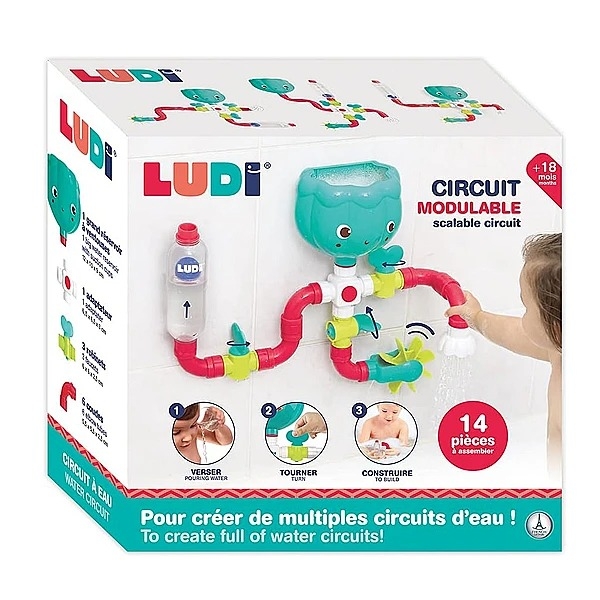 Ігровий набір для ванної Ludi Водоспад (40061/37834) - Pampik - 6