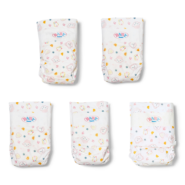 Підгузки для ляльки Baby Born, 5 шт. (838358) - Pampik - 3