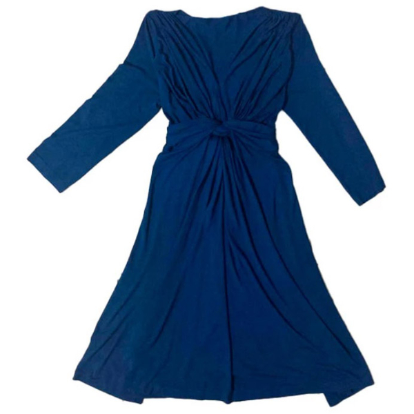 Сукня з перекрутом Pietro Brunelli, р.44, синій (MD0112/21113) - Pampik